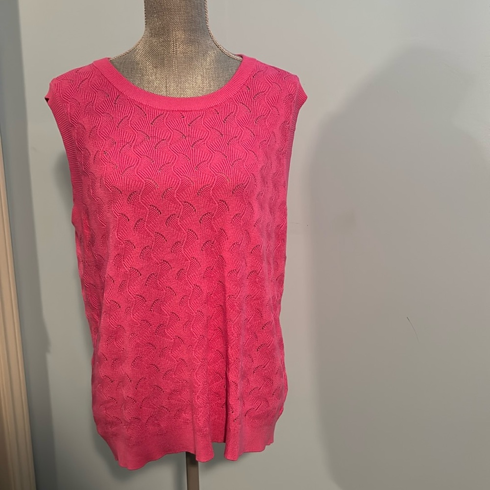Pink knit Cyrus sweater.  Size XL.